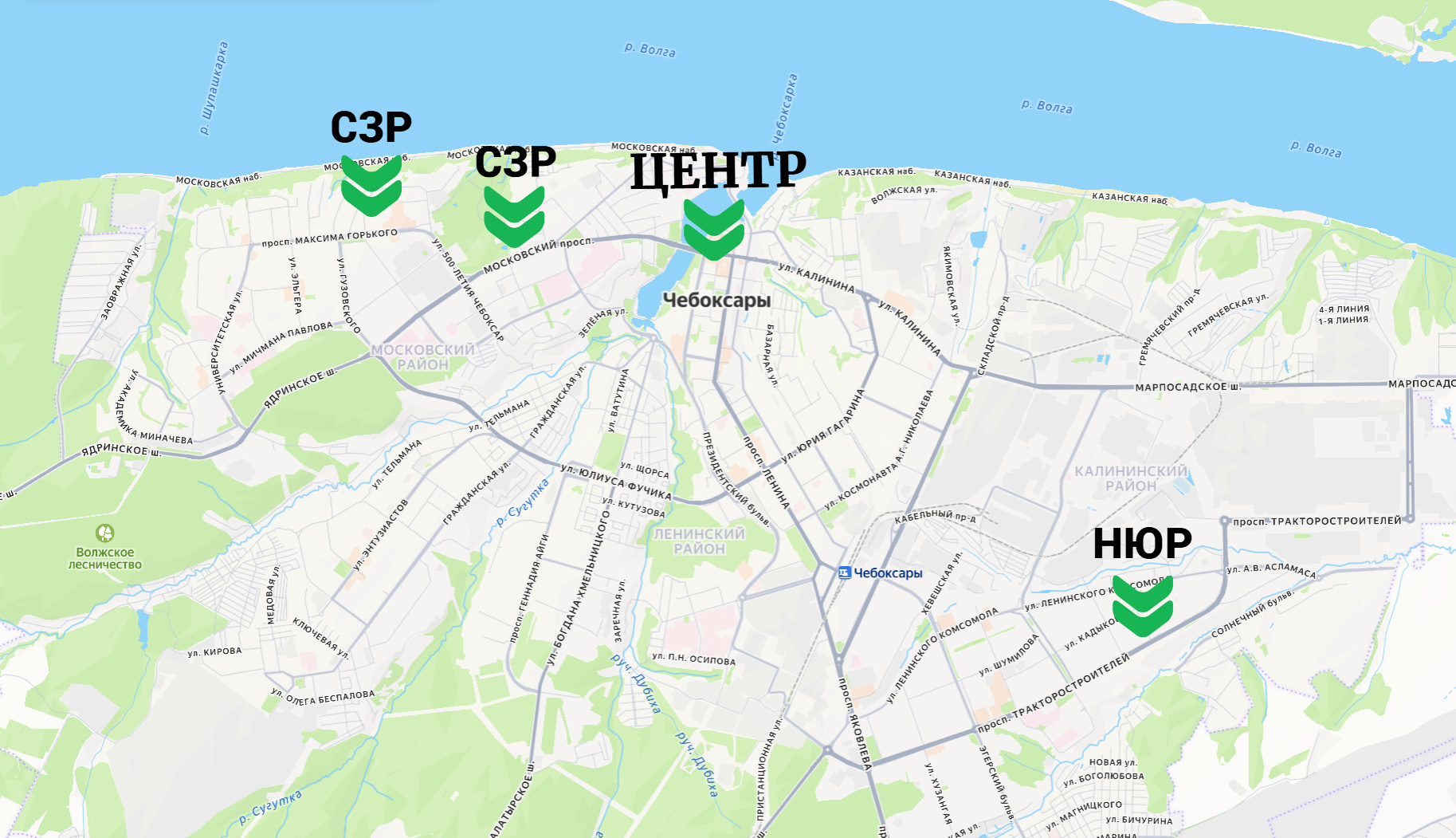 Карта магазинов VAPE.РФ